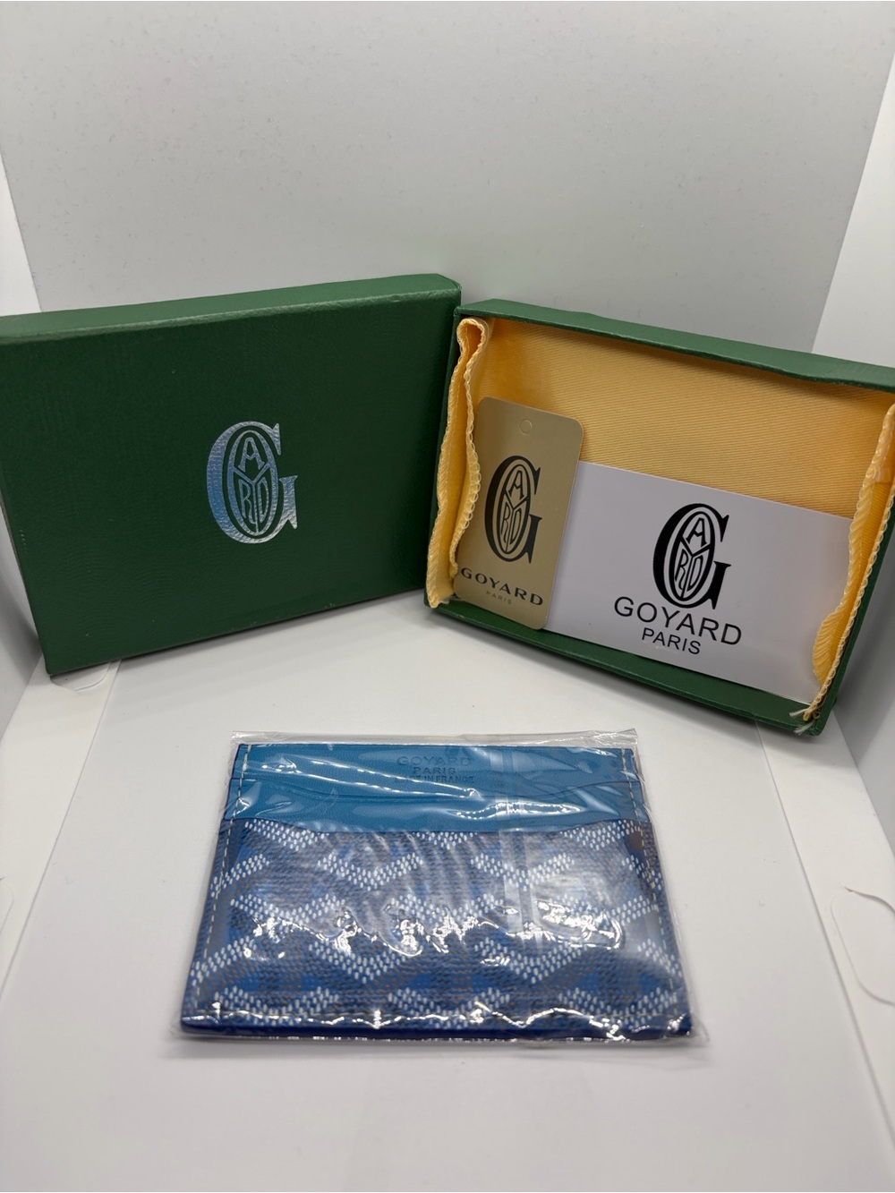 Goyard Blue Card Holder